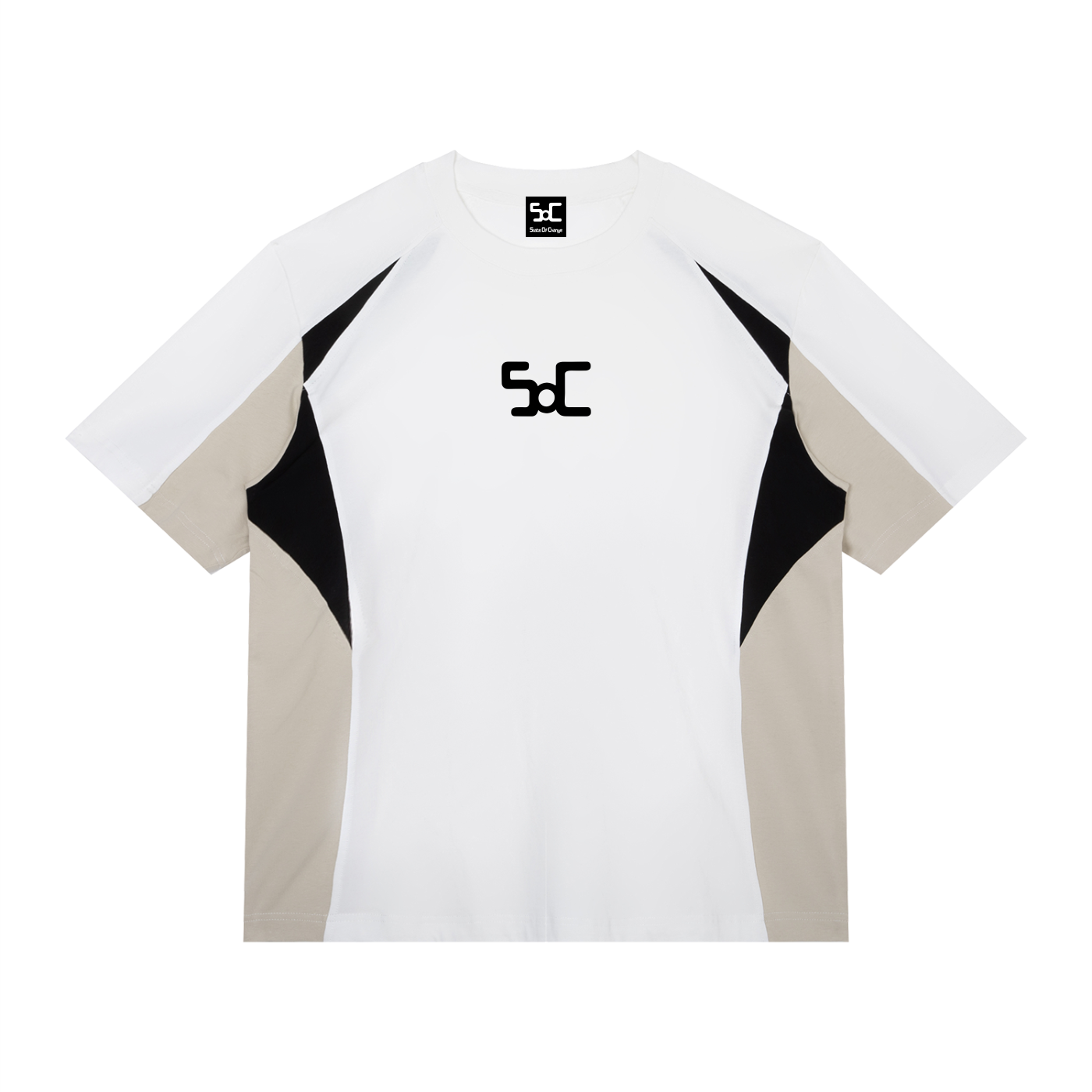 White And Grey State Of Change T-shirt