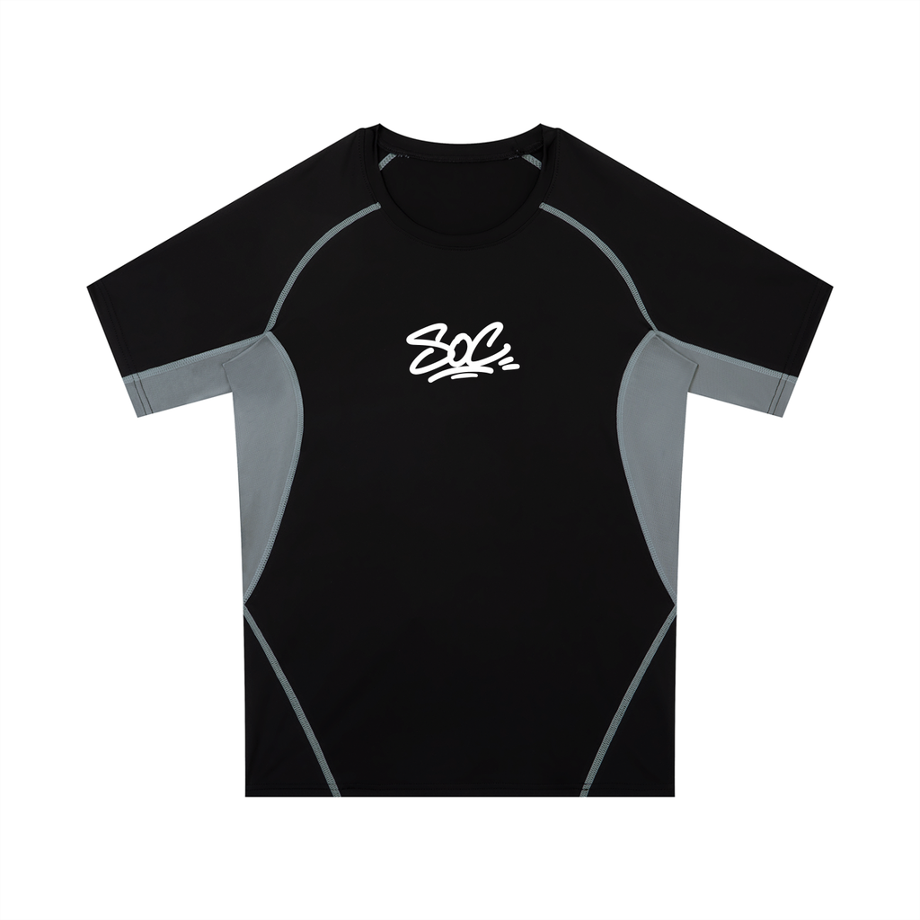 Black and grey  State Of Change  Training Top