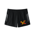 State Of Change Black Running Shorts