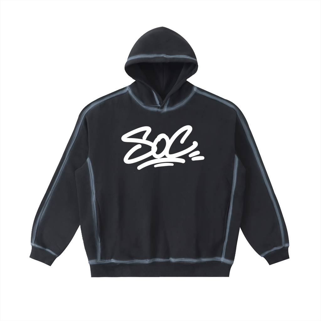 Graffiti logo Black Hoodie