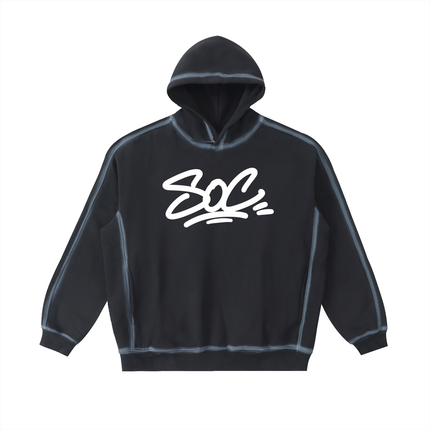 Graffiti logo Black Hoodie